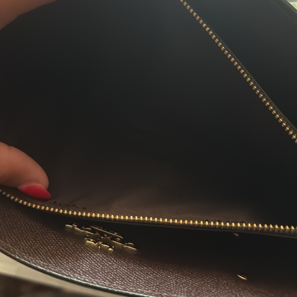 Coach Black Leather Satchel - Picture 6 of 9